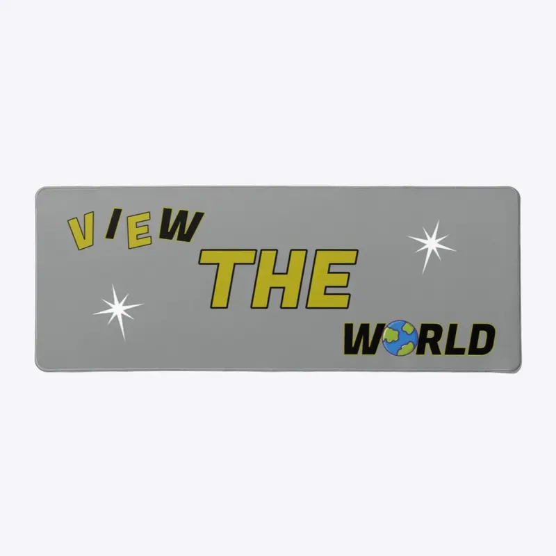 VIEW THE WORLD DESK MAT